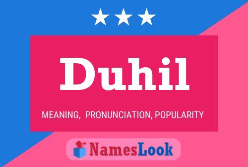 ملصق اسم Duhil