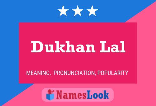 ملصق اسم Dukhan Lal