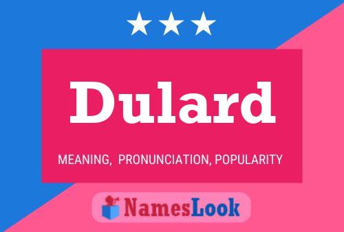 ملصق اسم Dulard