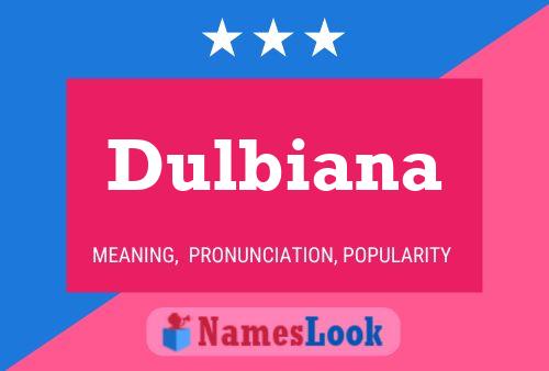 ملصق اسم Dulbiana