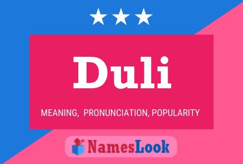 ملصق اسم Duli