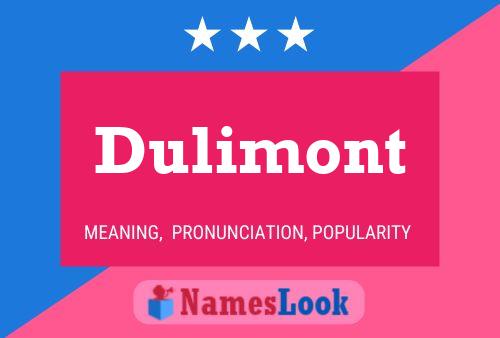 ملصق اسم Dulimont