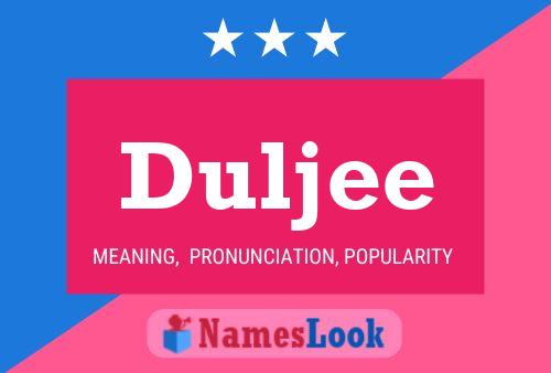 ملصق اسم Duljee