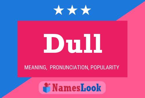 ملصق اسم Dull