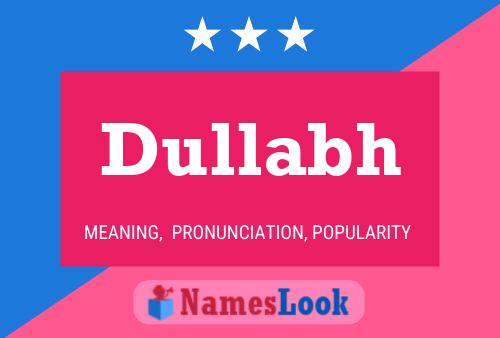 ملصق اسم Dullabh