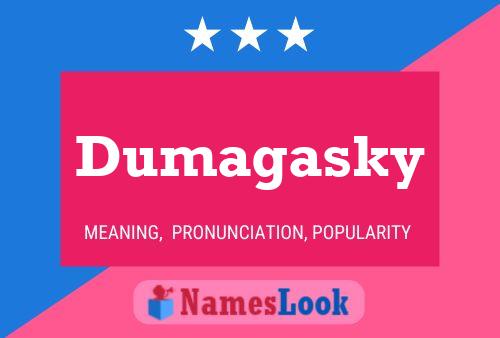 ملصق اسم Dumagasky