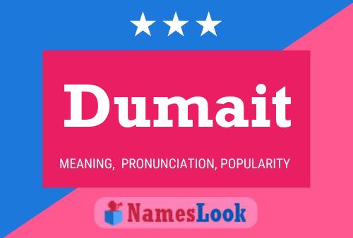 ملصق اسم Dumait