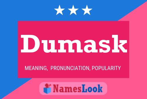 ملصق اسم Dumask