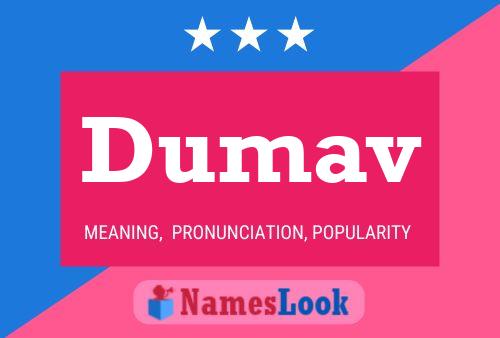 ملصق اسم Dumav