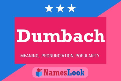 ملصق اسم Dumbach