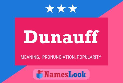 ملصق اسم Dunauff