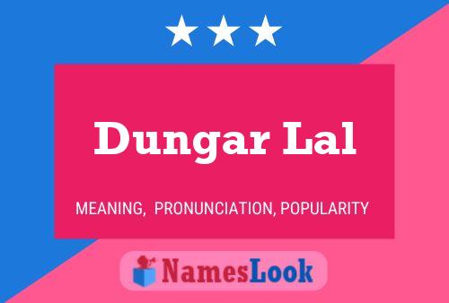 ملصق اسم Dungar Lal