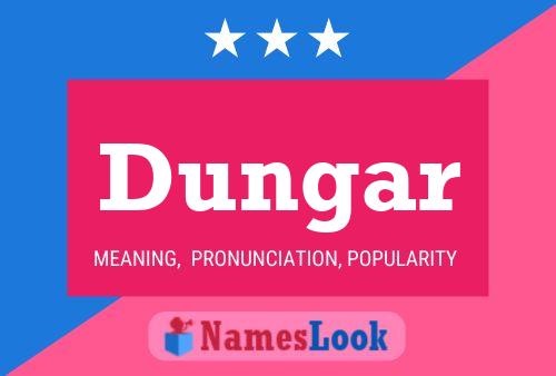 ملصق اسم Dungar