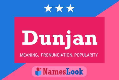 ملصق اسم Dunjan