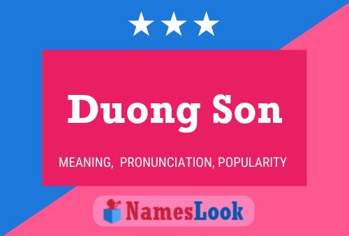 ملصق اسم Duong Son