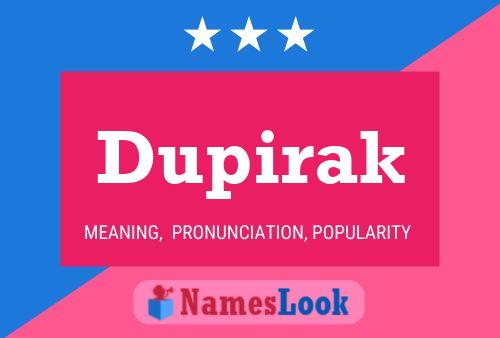 ملصق اسم Dupirak