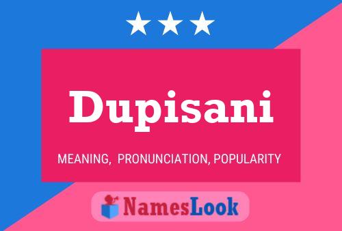 ملصق اسم Dupisani