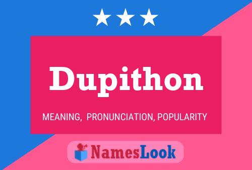 ملصق اسم Dupithon