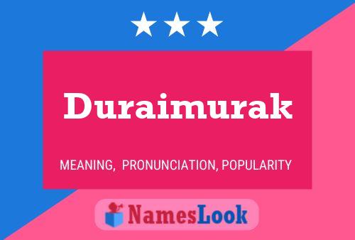 ملصق اسم Duraimurak