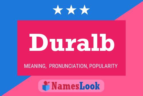 ملصق اسم Duralb