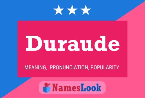 ملصق اسم Duraude