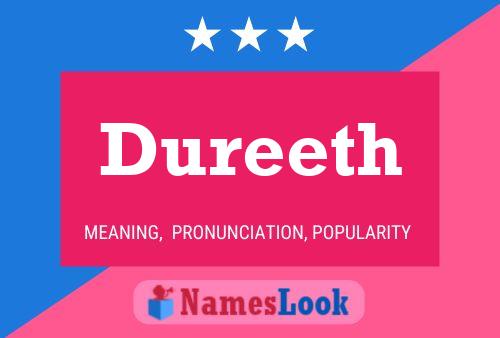 ملصق اسم Dureeth