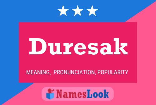 ملصق اسم Duresak