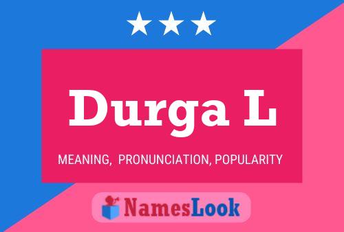 ملصق اسم Durga L