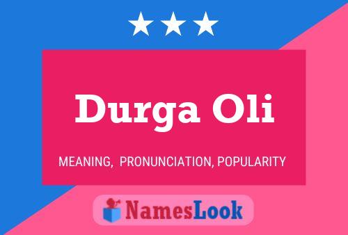 ملصق اسم Durga Oli