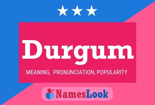 ملصق اسم Durgum