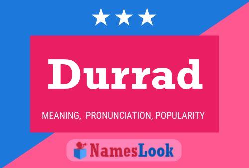 ملصق اسم Durrad