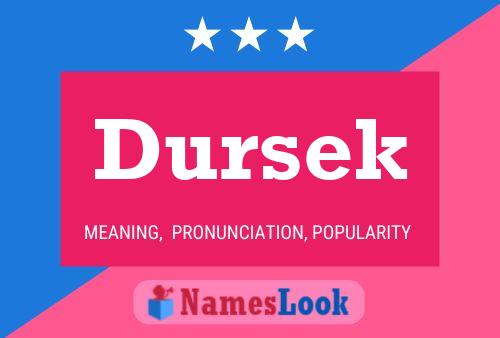 ملصق اسم Dursek