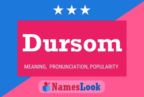 ملصق اسم Dursom