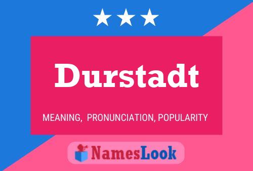 ملصق اسم Durstadt