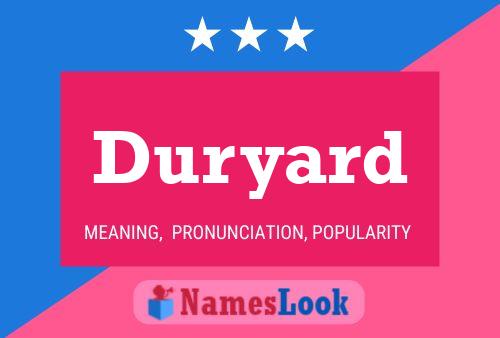 ملصق اسم Duryard