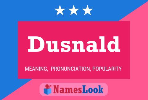 ملصق اسم Dusnald