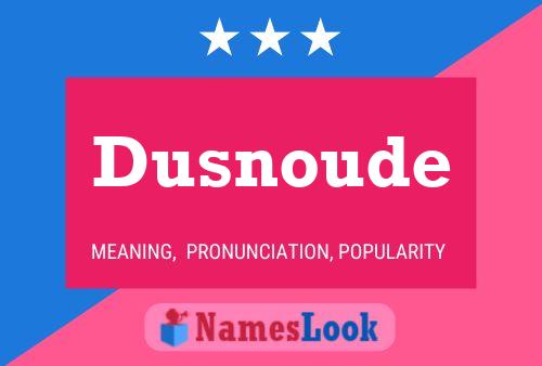 ملصق اسم Dusnoude