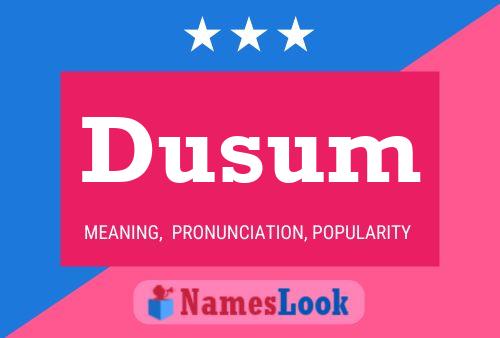 ملصق اسم Dusum