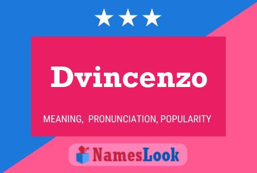 ملصق اسم Dvincenzo