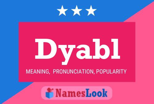 ملصق اسم Dyabl