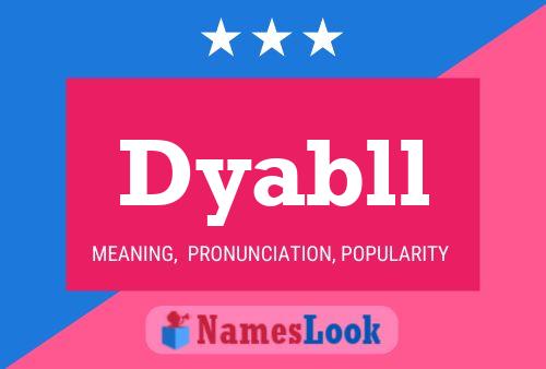 ملصق اسم Dyabll