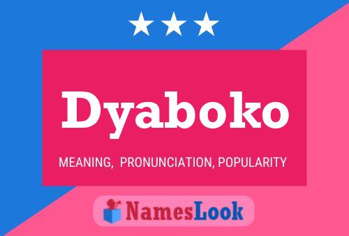 ملصق اسم Dyaboko