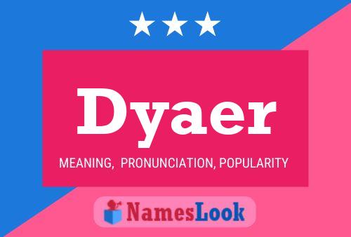 ملصق اسم Dyaer