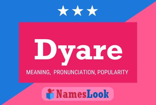 ملصق اسم Dyare