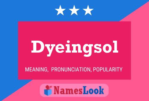 ملصق اسم Dyeingsol