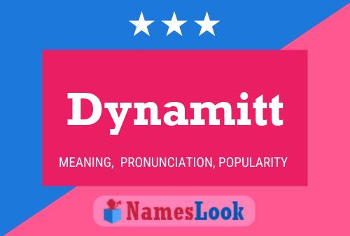 ملصق اسم Dynamitt