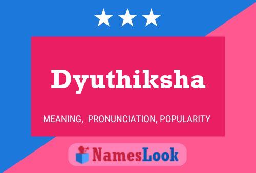 ملصق اسم Dyuthiksha