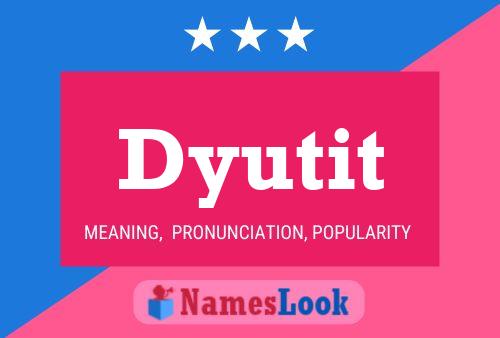 ملصق اسم Dyutit