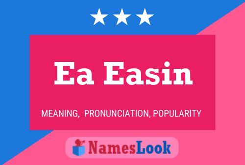 ملصق اسم Ea Easin