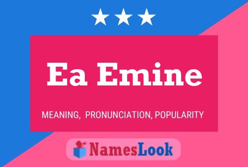 ملصق اسم Ea Emine